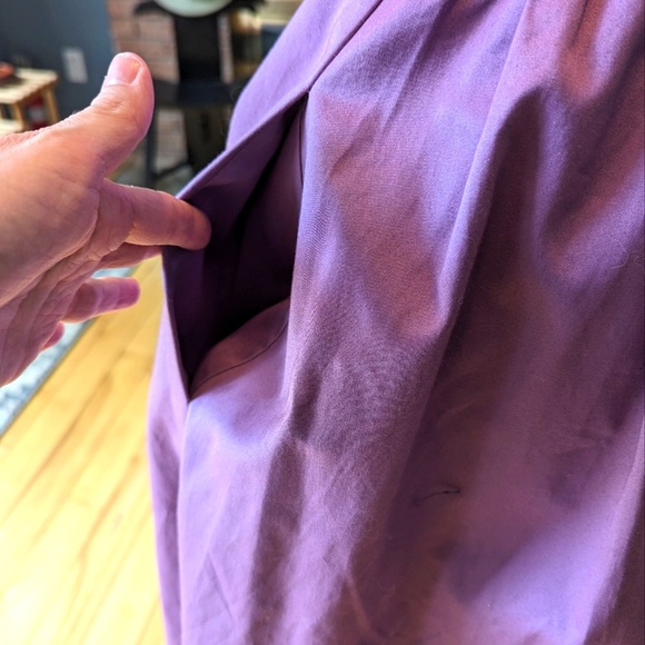 David's Bridal Mauve Strapless Dress Size 2 - Picture 6 of 7